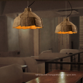 Industrial cement lamp shade ceiling lamp concrete hanging pendant light